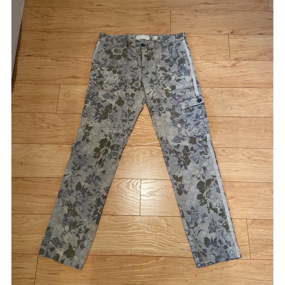 Floral cargo pants